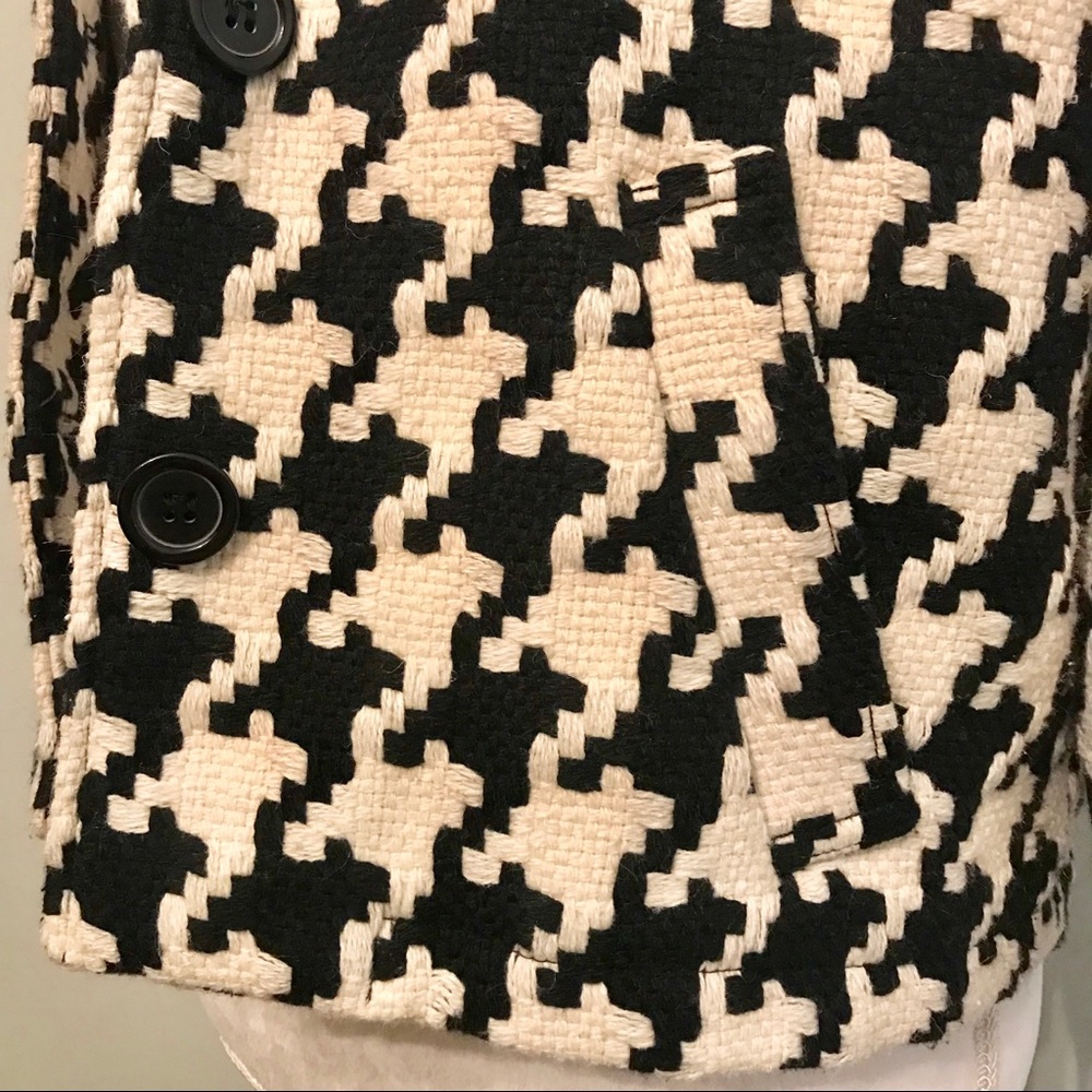 STUDIO Petite JPR 3/4 Sleeve Houndstooth Jacket - Picture 7 of 9